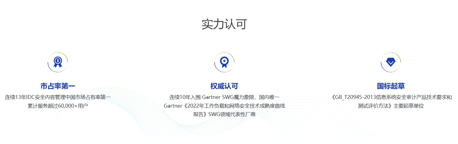 深信服全网行为管理AC实力认可